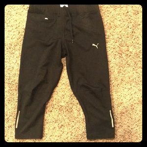 Puma black workout pants